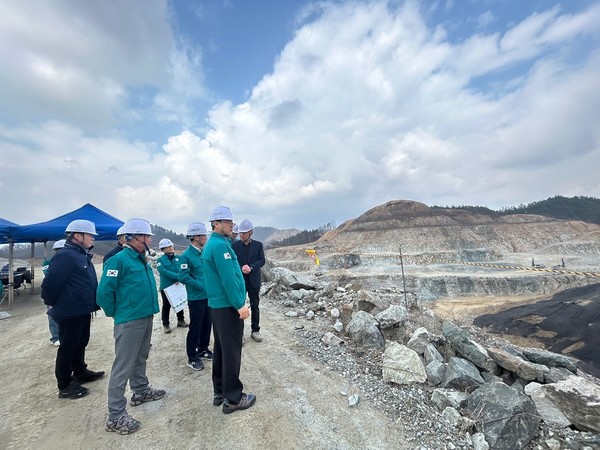 소규모 석재산업현장 방문(부여 지에스아이) ⓒ 산림청