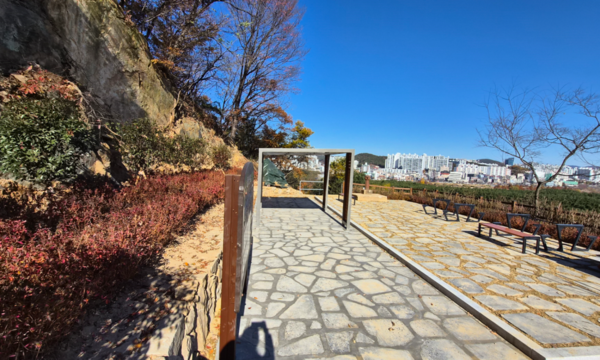 울산 남산 도시숲 `남산의 정원` 구역 전경 ⓒ 양산국유림관리소
